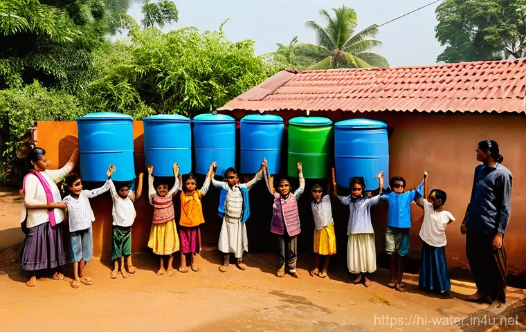 수질환경과 설계업무 이해하기 - **Prompt:** A diverse group of dedicated water engineers and technicians, men and women of various a...