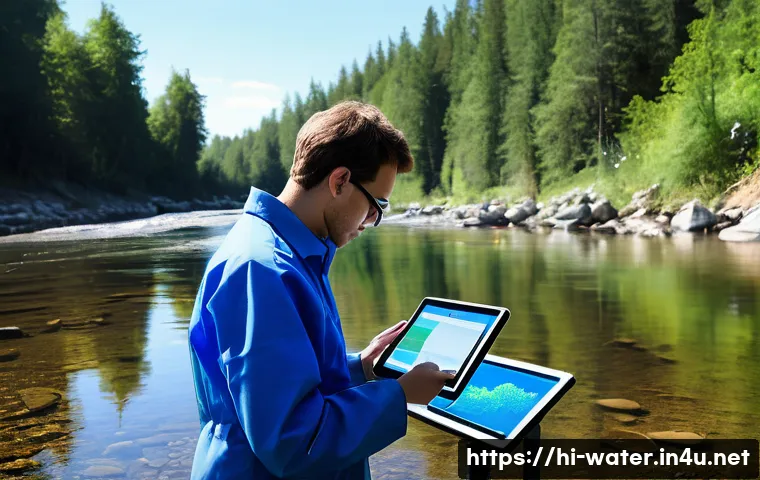 수질환경 컨설팅 시장 분석 - **Prompt 1: Advanced Water Quality Monitoring**
"A diverse team of environmental scientists and ...